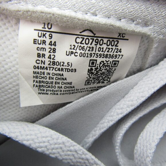 Air Jordan 1 Low OG Silver Sneakers Men's Size 10 NEW - Picture 12 of 14